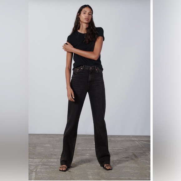 Zara the 90s full length, sz 8 NWT - Picture 2 of 10